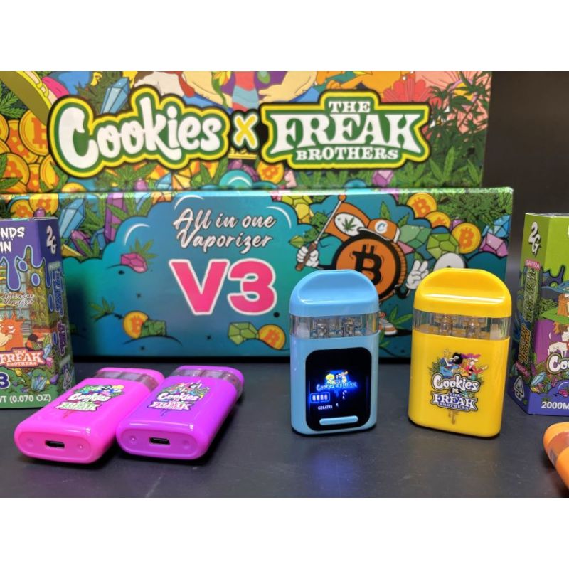 Cookies x Freak Brothers V3 Dual Flavor Empty Carts 2g